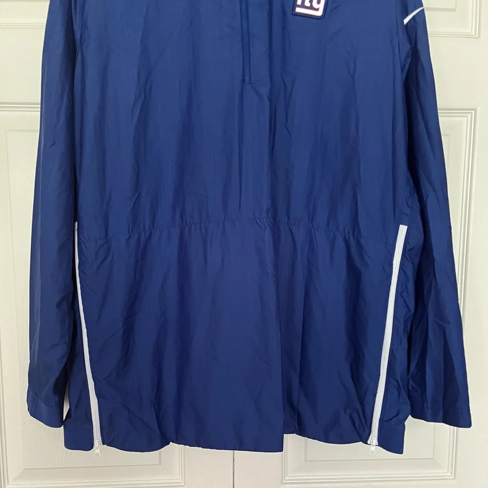{NFL x Nike} New York Giants Lightweight Pullover Jacket in Blue - Men's XXL